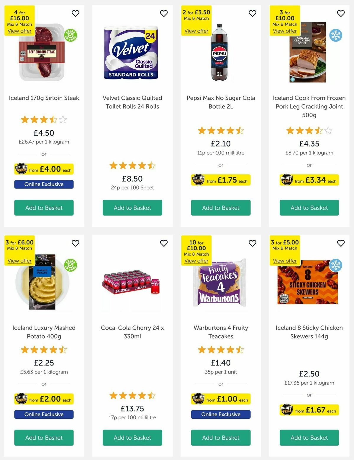 Iceland Offers from 1 November