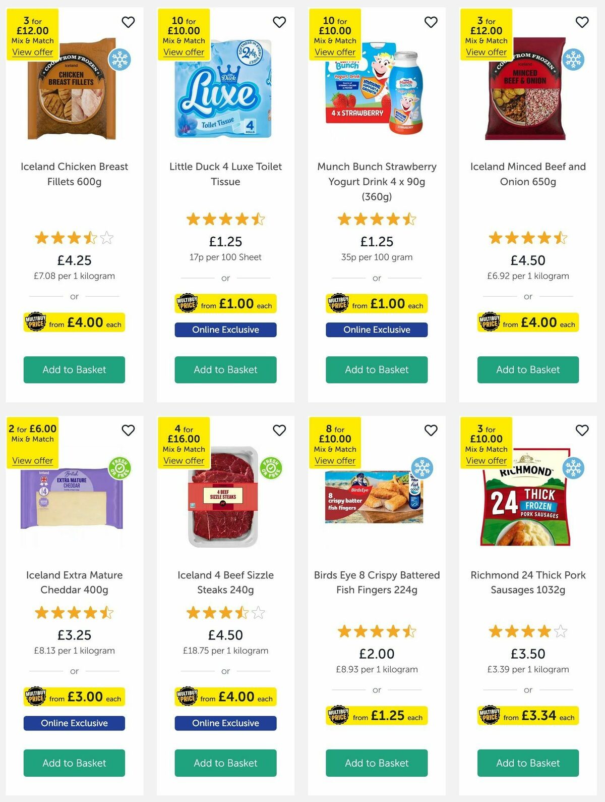 Iceland Offers from 1 November