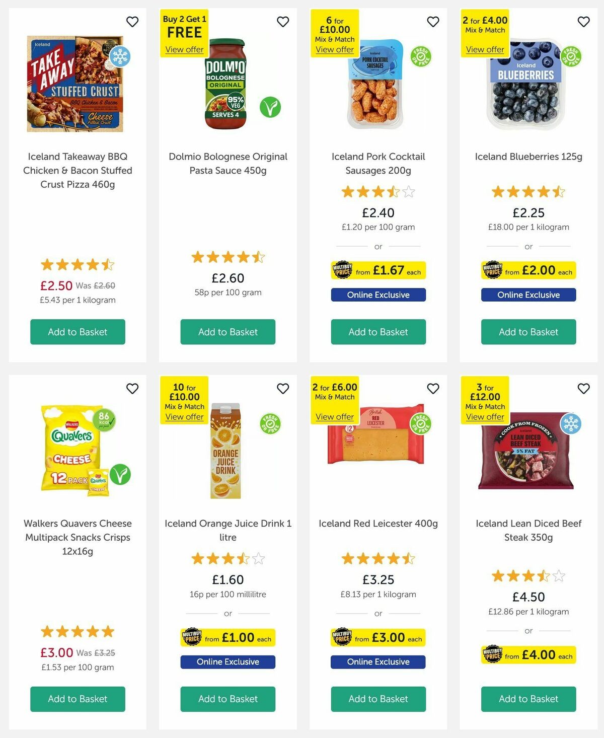 Iceland Offers from 14 November