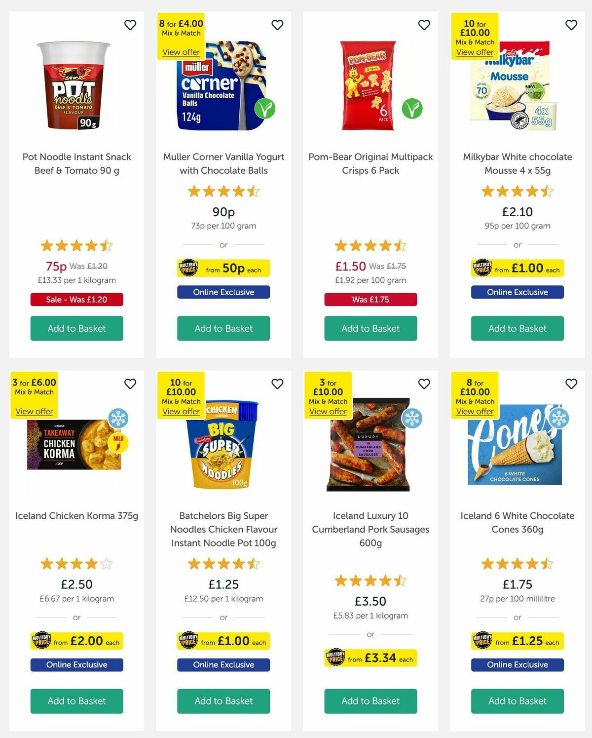 Iceland Offers from 14 November