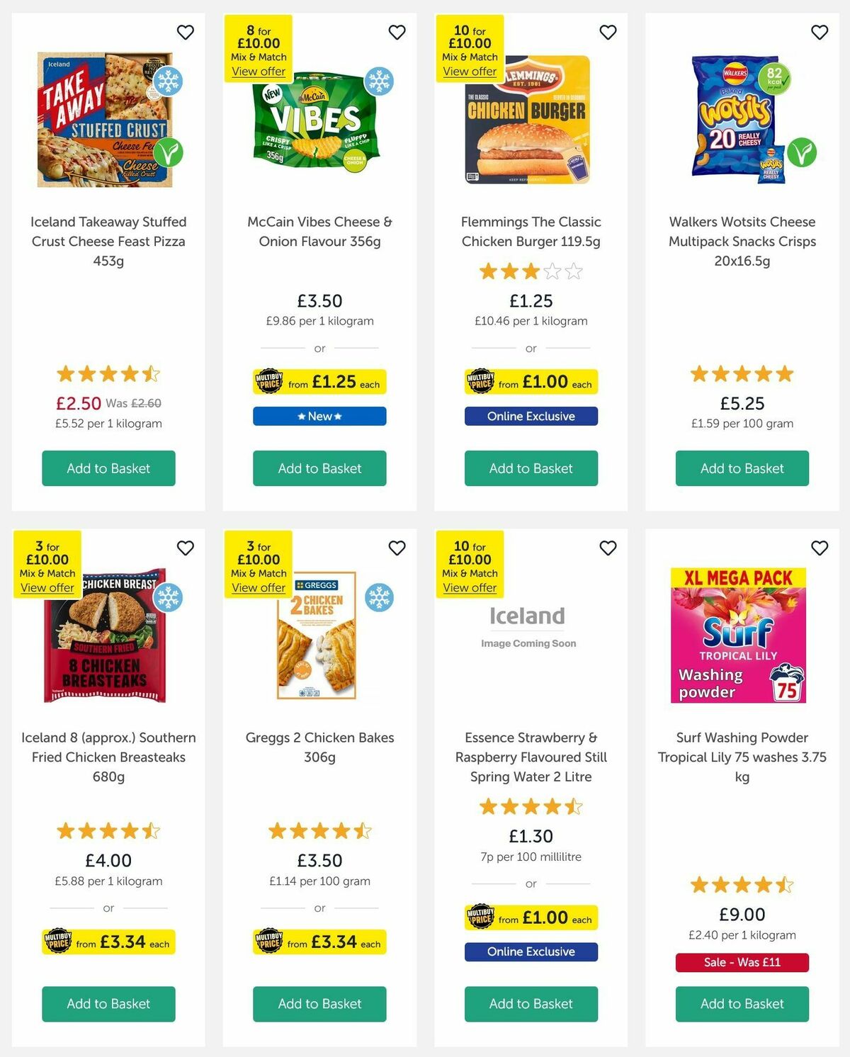 Iceland Offers from 14 November