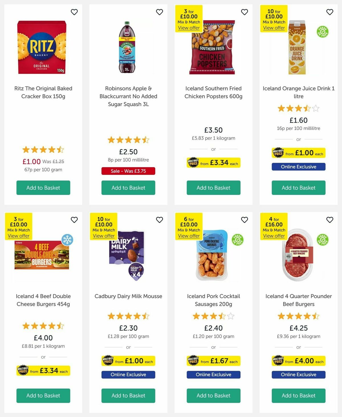 Iceland Offers from 21 November