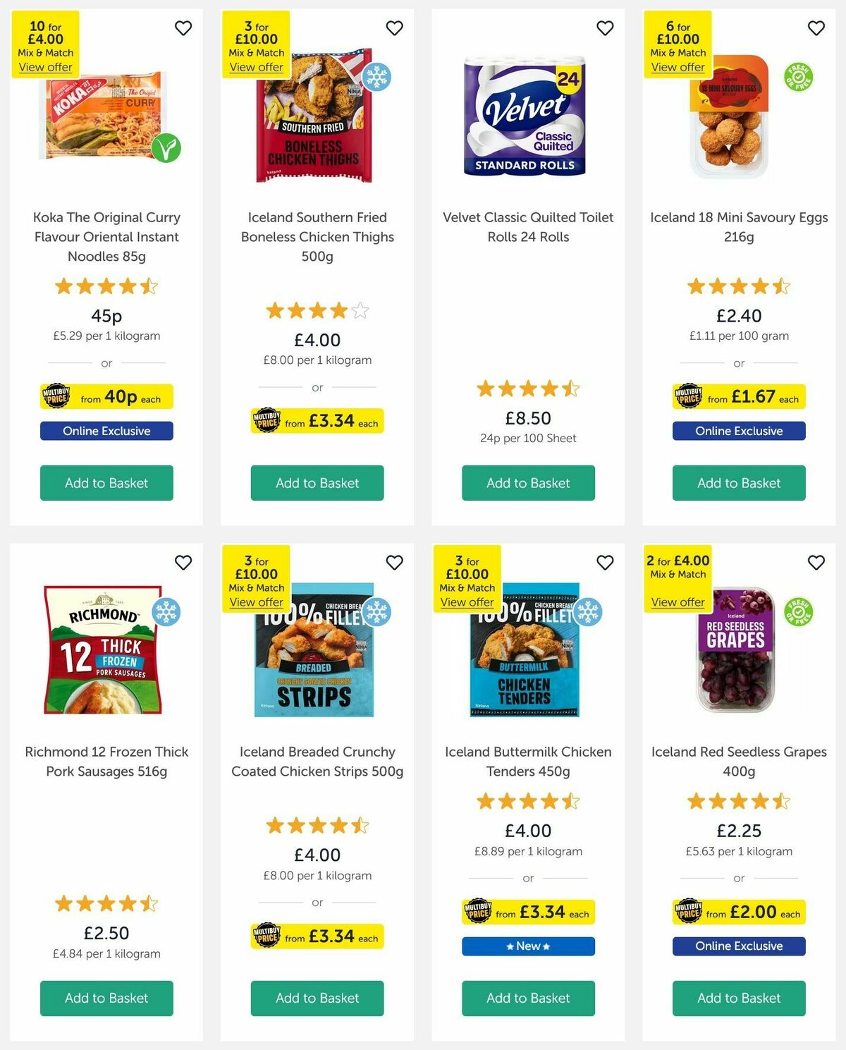 Iceland Offers from 21 November