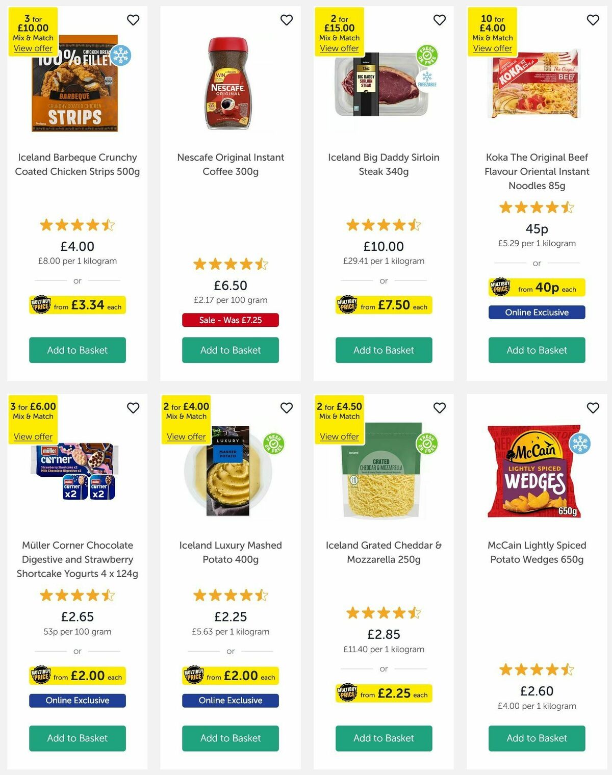 Iceland Offers from 21 November