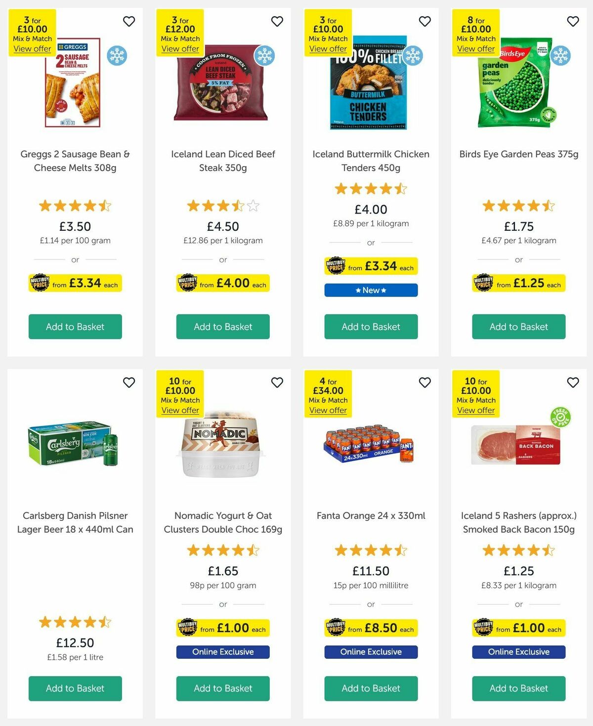 Iceland Offers from 3 December