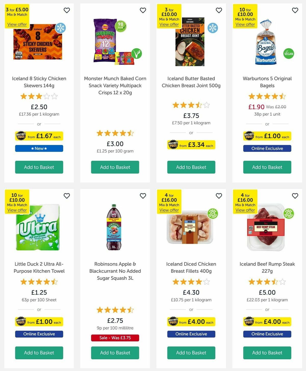 Iceland Offers from 3 December