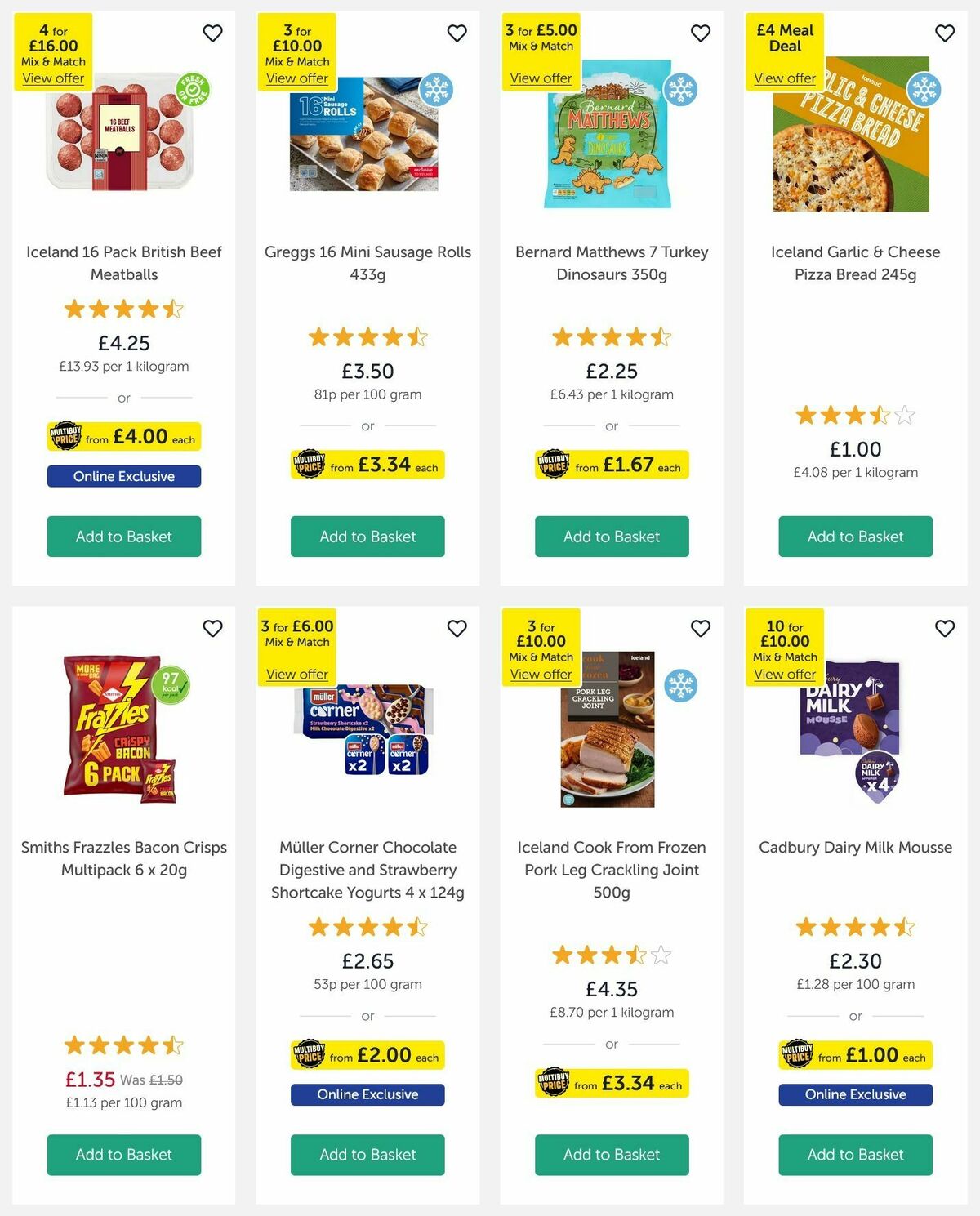 Iceland Offers from 4 January