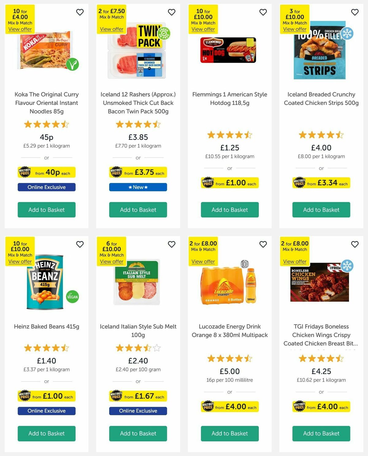 Iceland Offers from 4 January