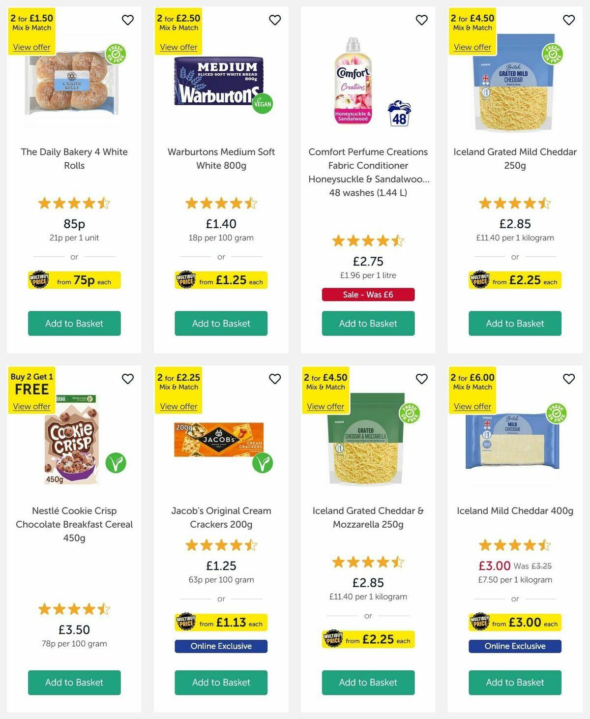 Iceland Offers from 4 January