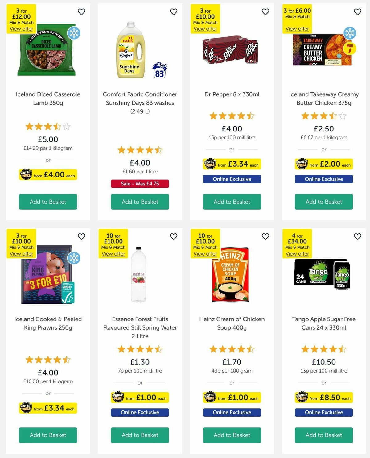 Iceland Offers from 4 January