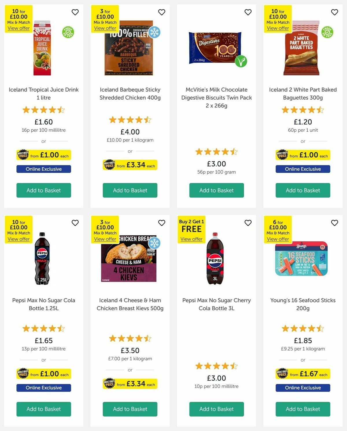 Iceland Offers from 4 January