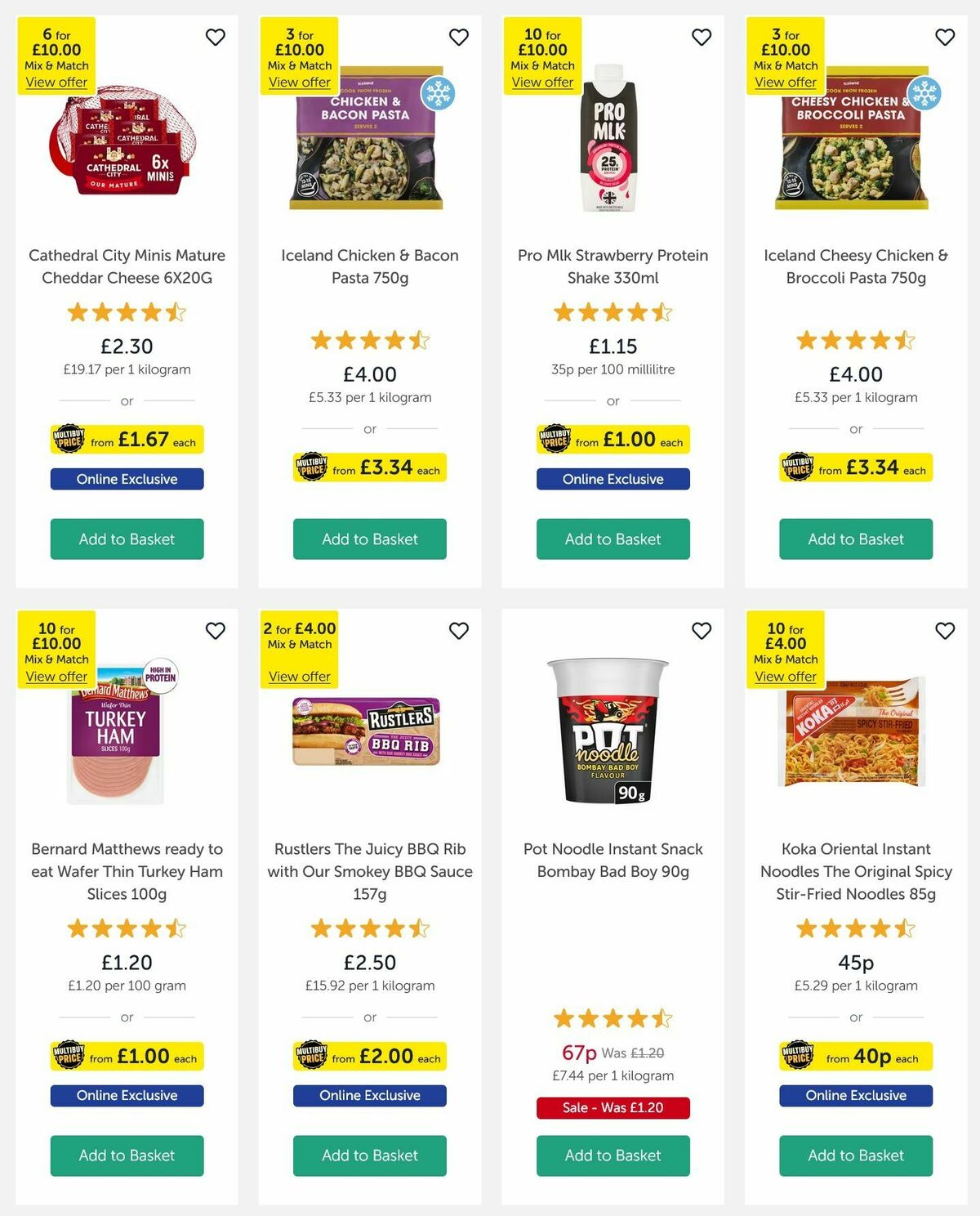 Iceland Offers from 4 January