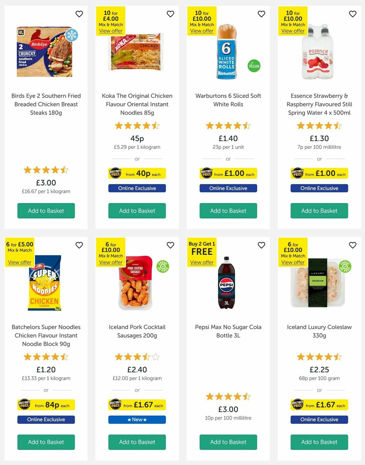 Iceland Offers from 4 January