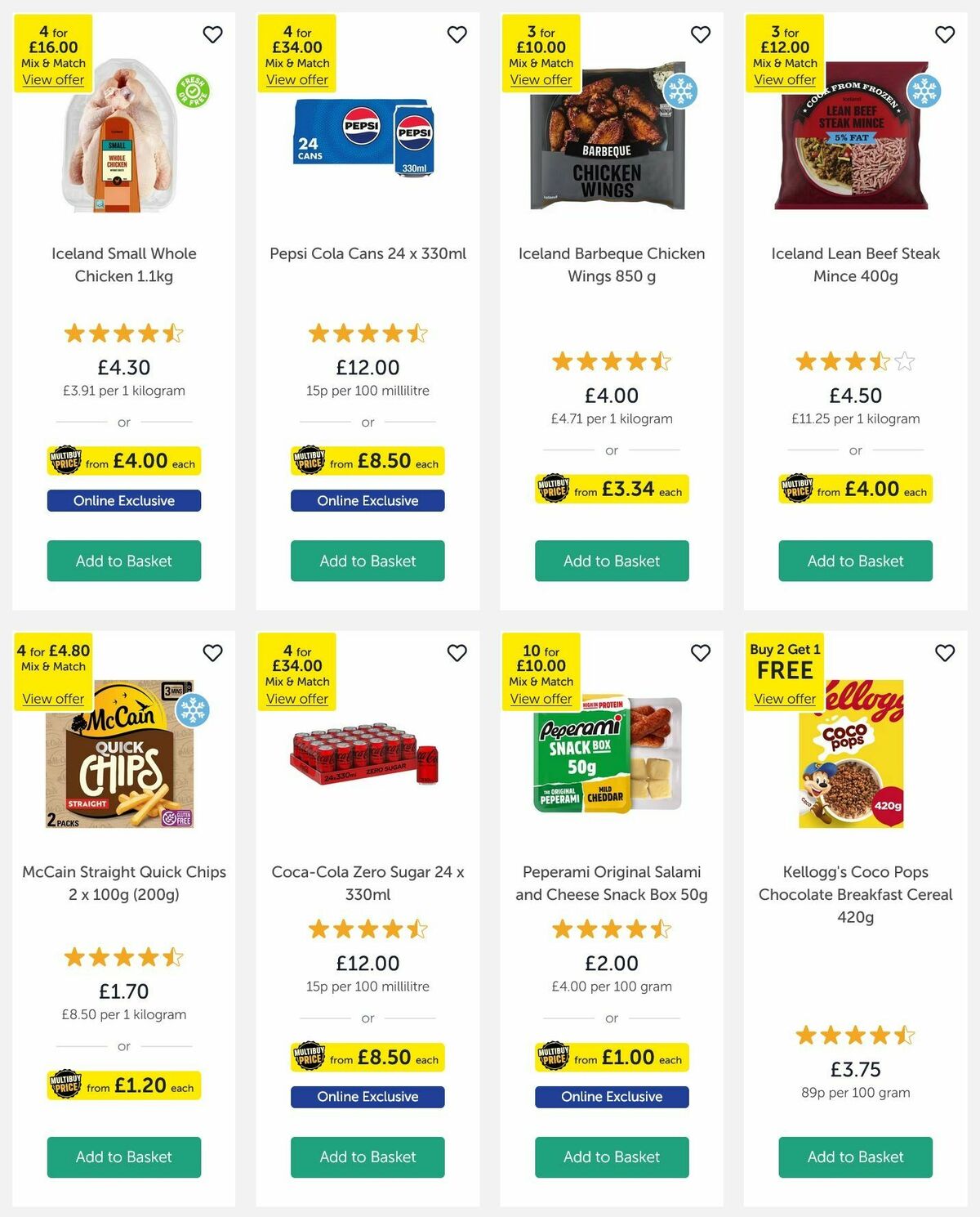 Iceland Offers from 4 January