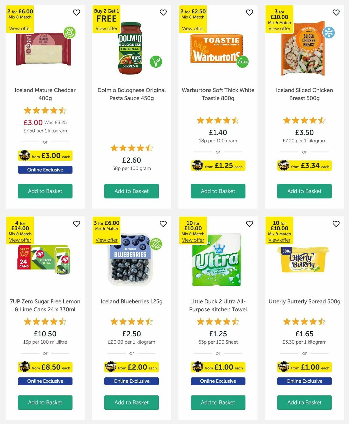 Iceland Offers from 4 January