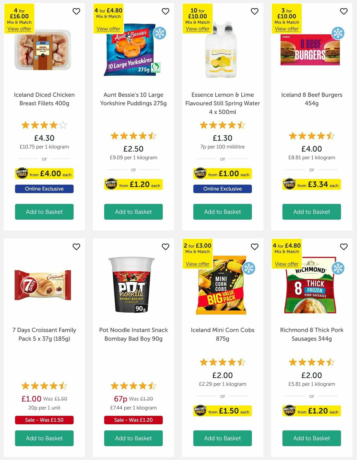 Iceland Offers from 16 January