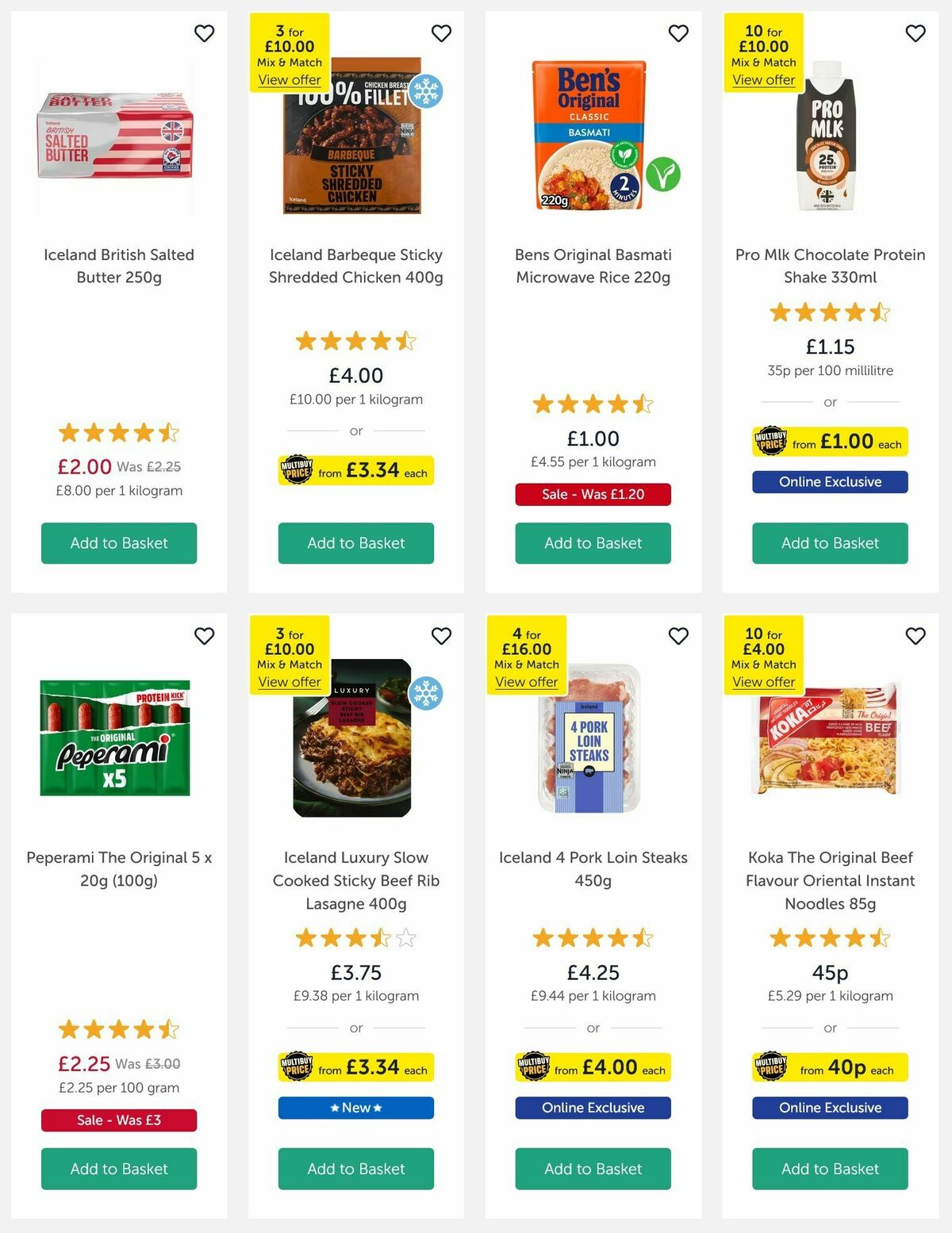 Iceland Offers from 16 January