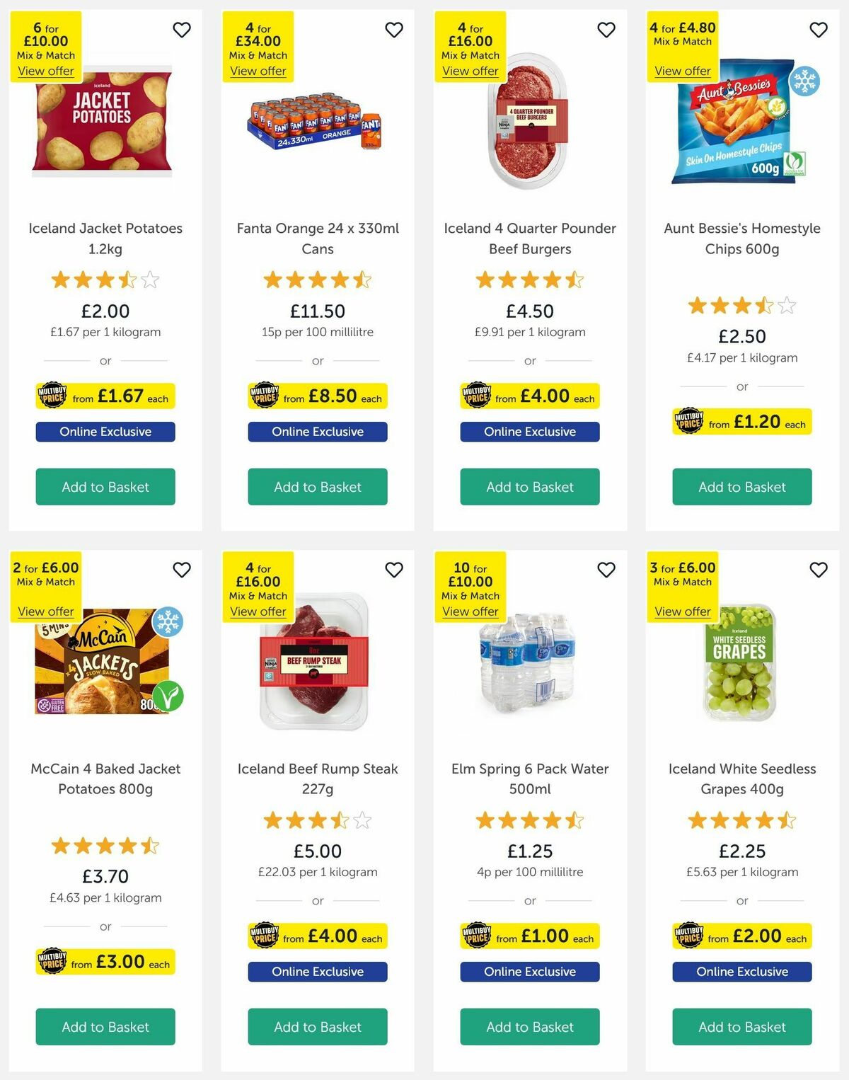 Iceland Offers from 16 January