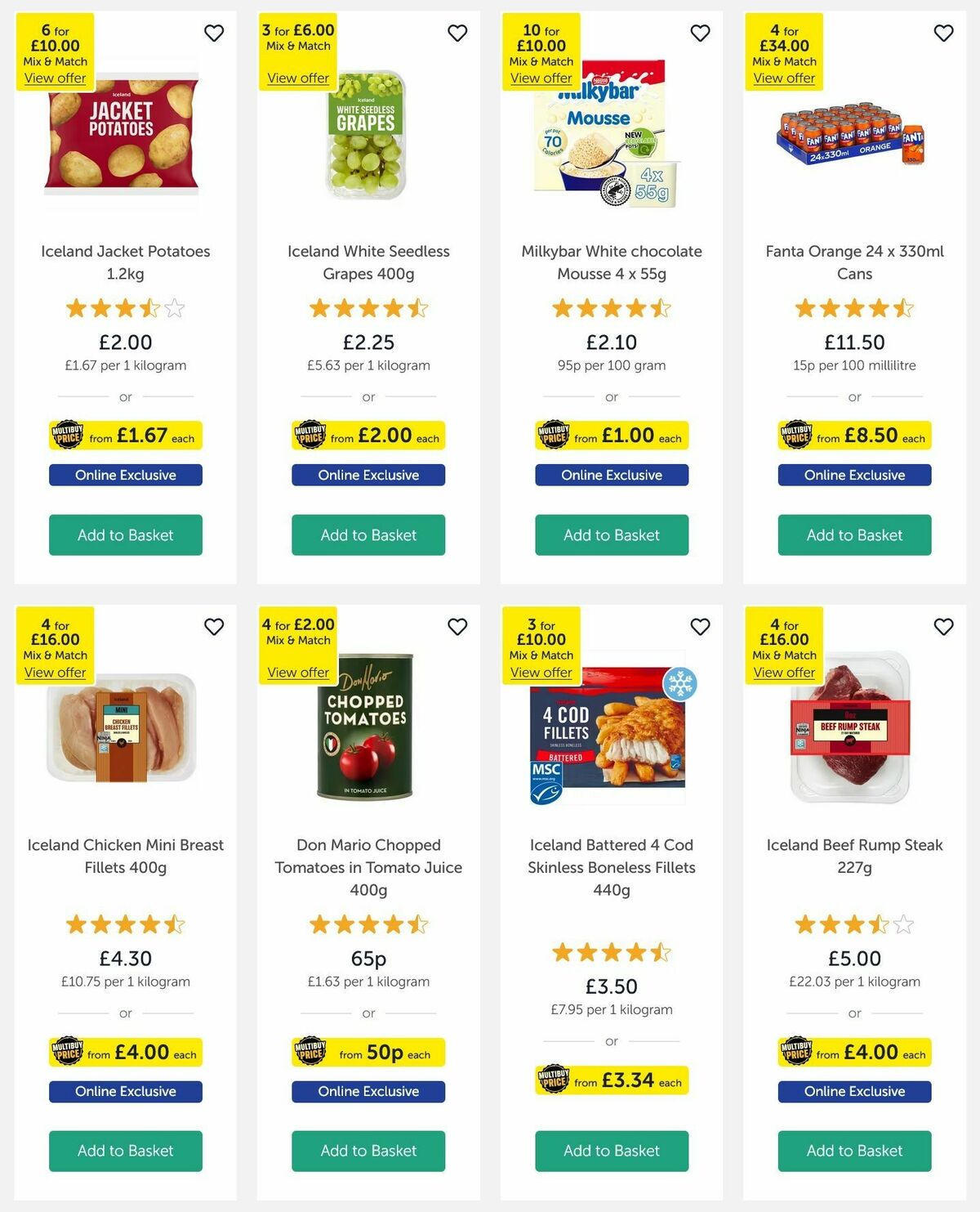 Iceland Offers from 23 January