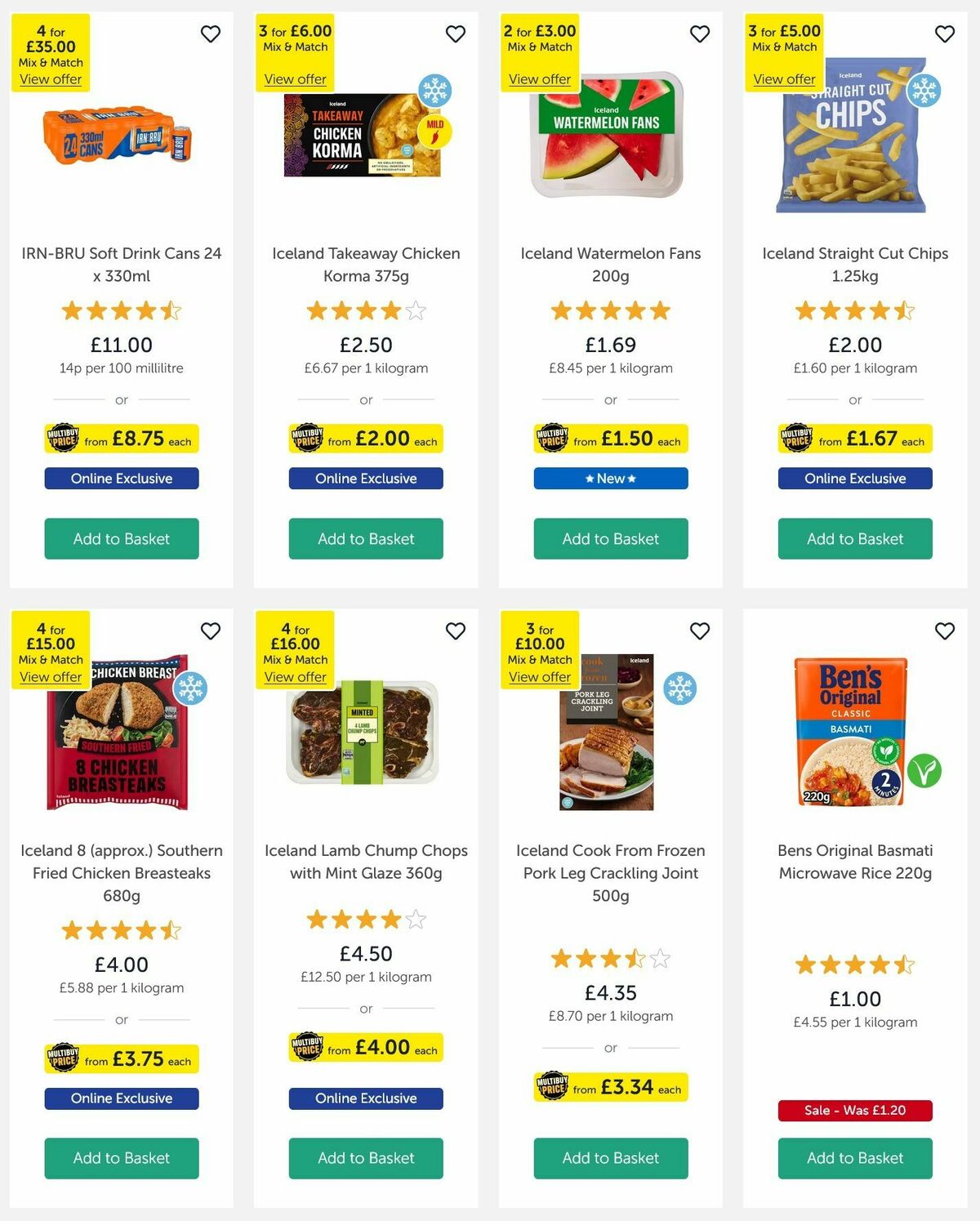 Iceland Offers from 6 February