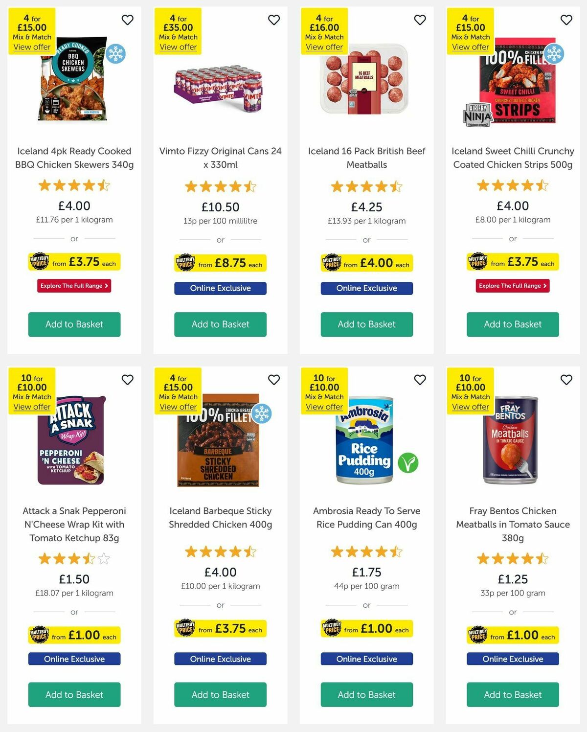 Iceland Offers from 6 February