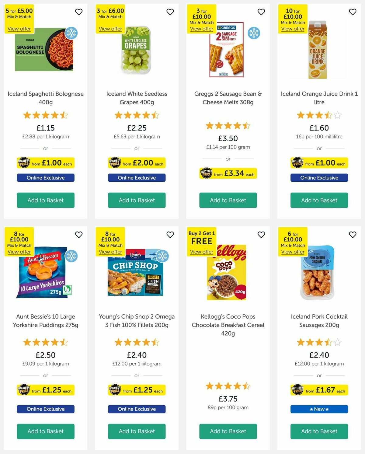 Iceland Offers from 13 February