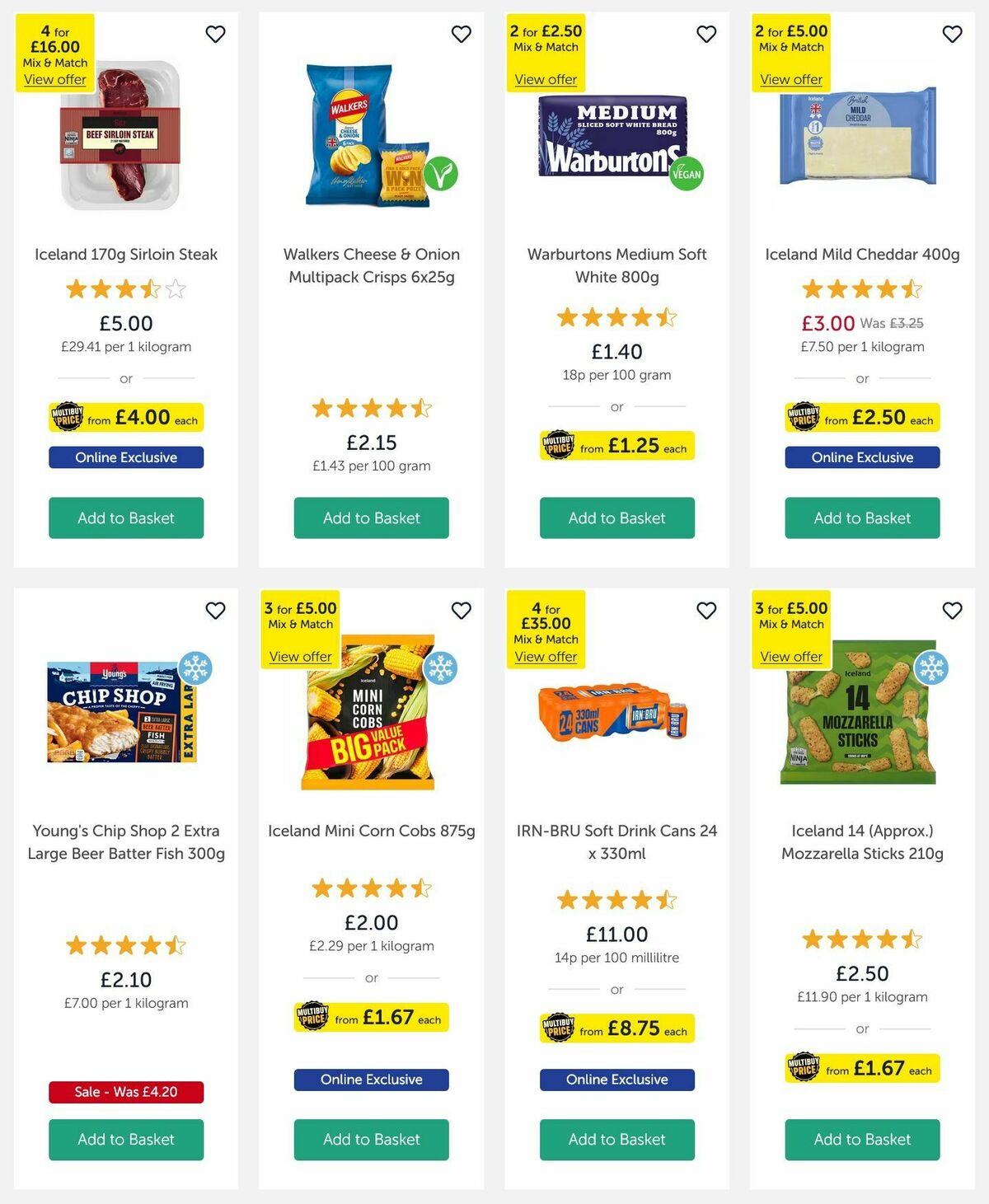 Iceland Offers from 13 February