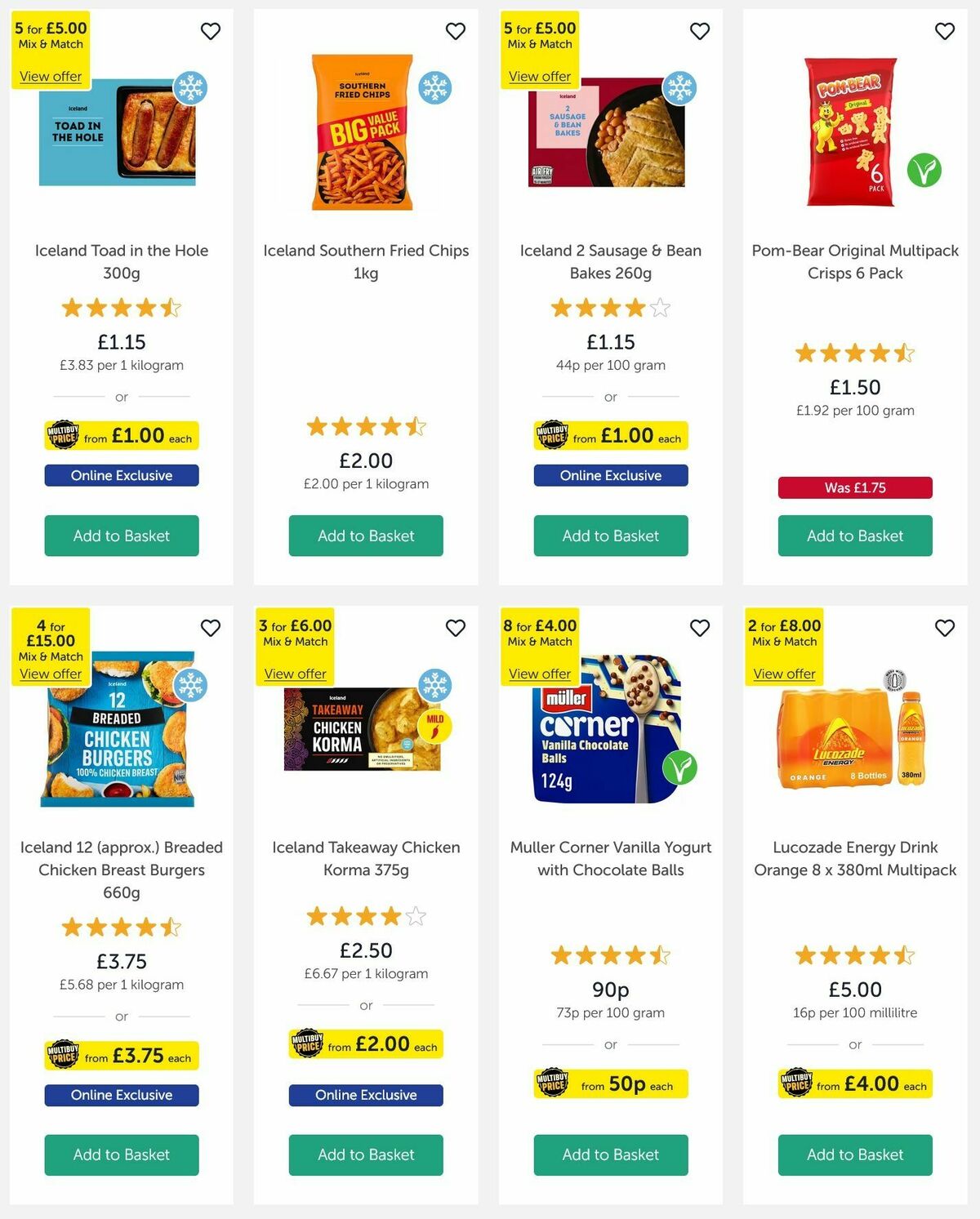 Iceland Offers from 13 February