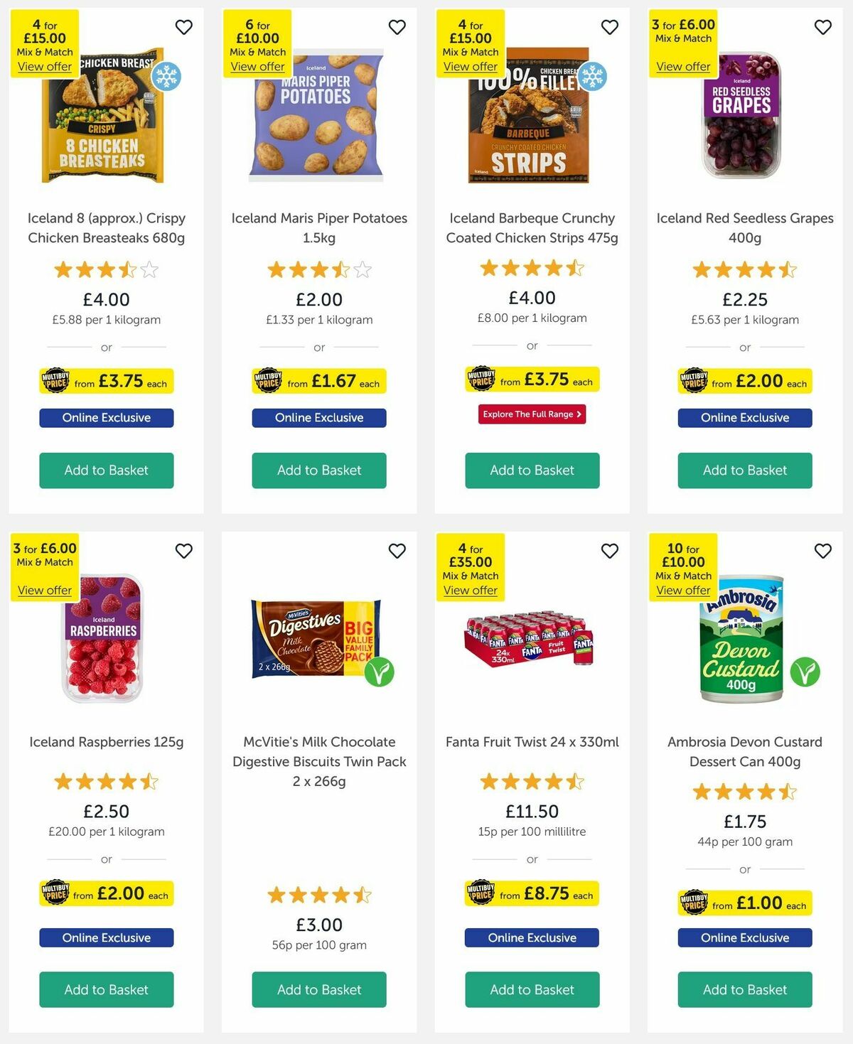 Iceland Offers from 6 March