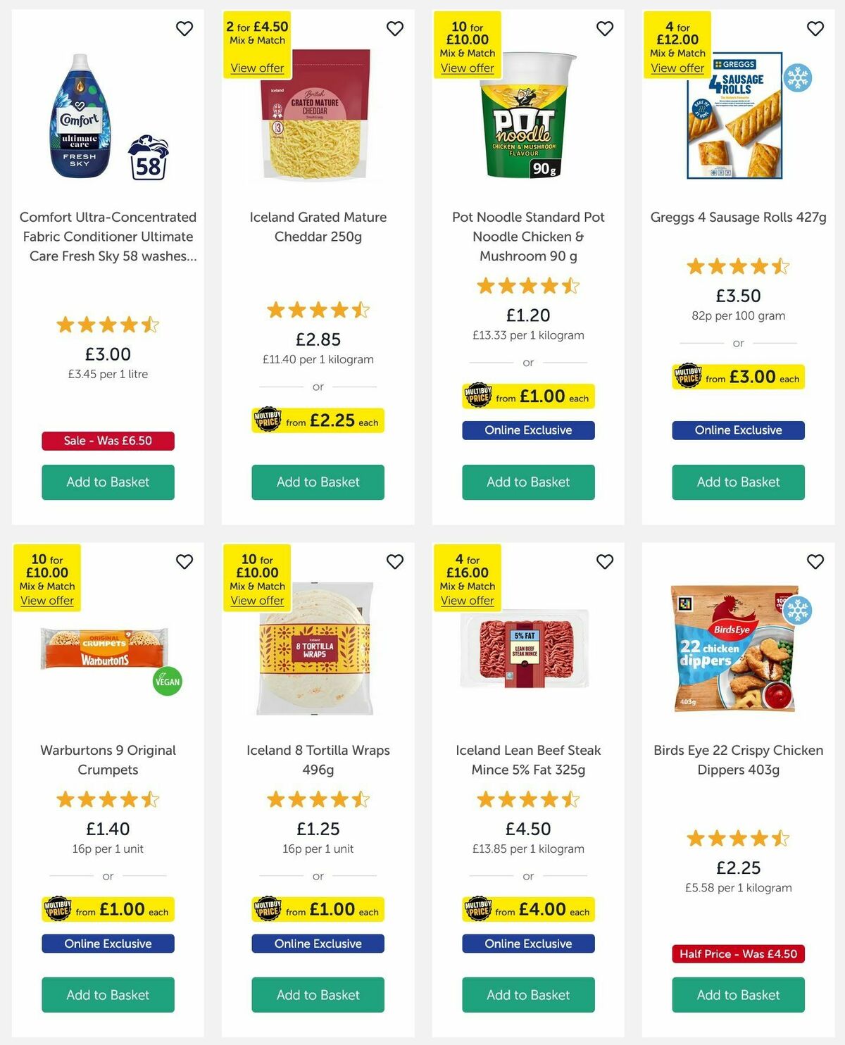 Iceland Offers from 6 March