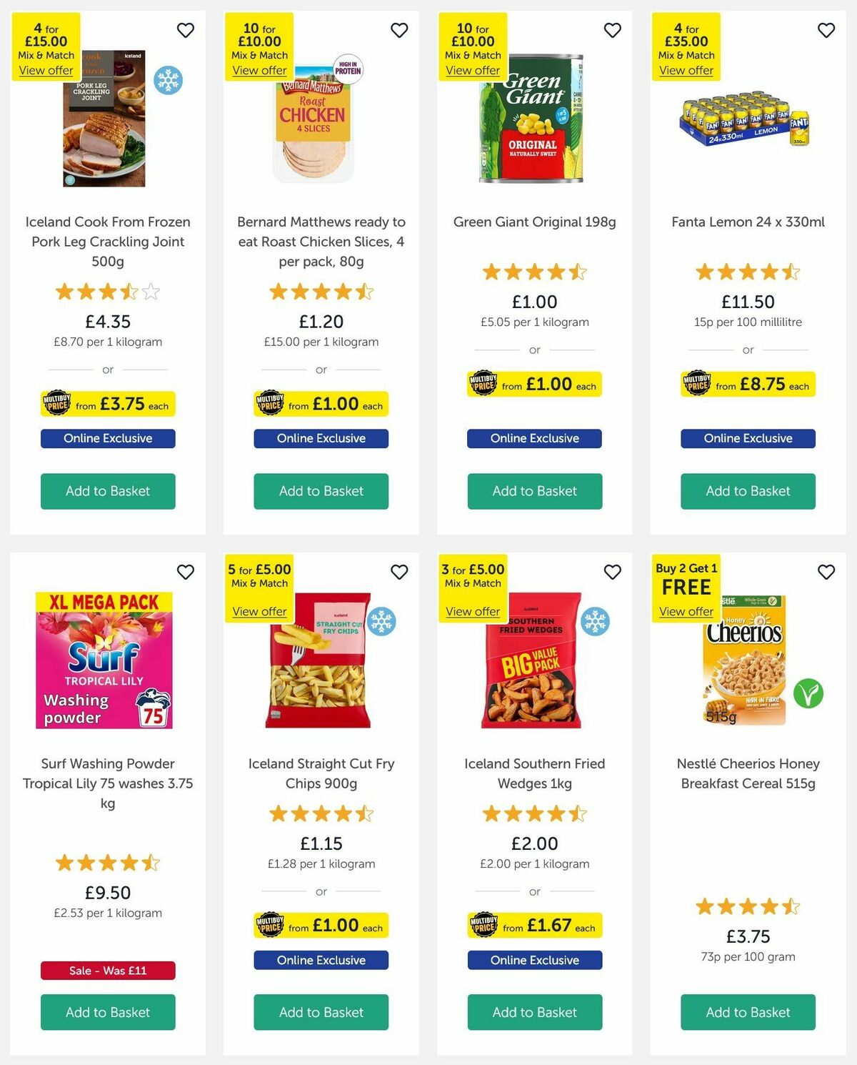 Iceland Offers from 6 March