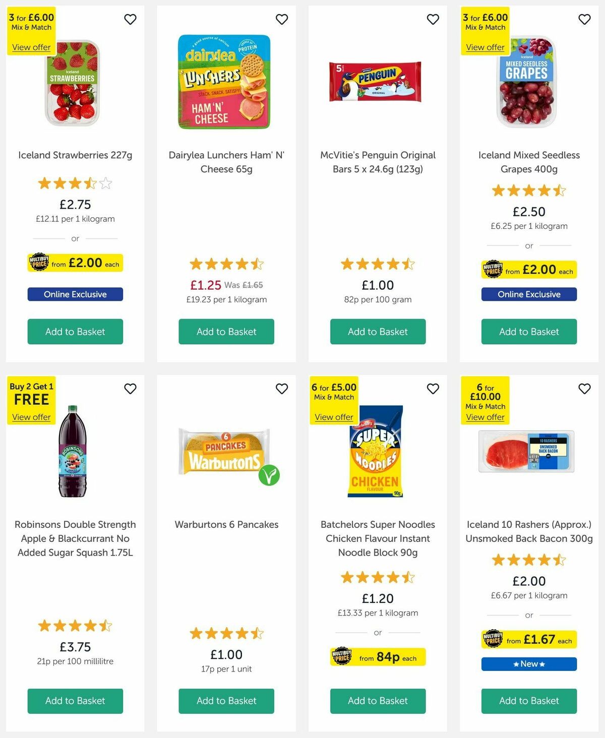 Iceland Offers from 6 March