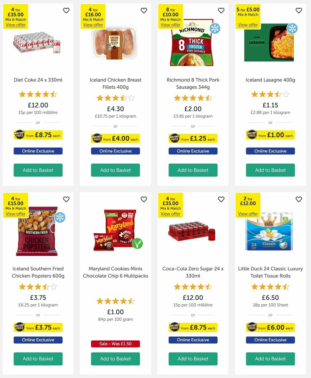 Iceland Offers from 6 March