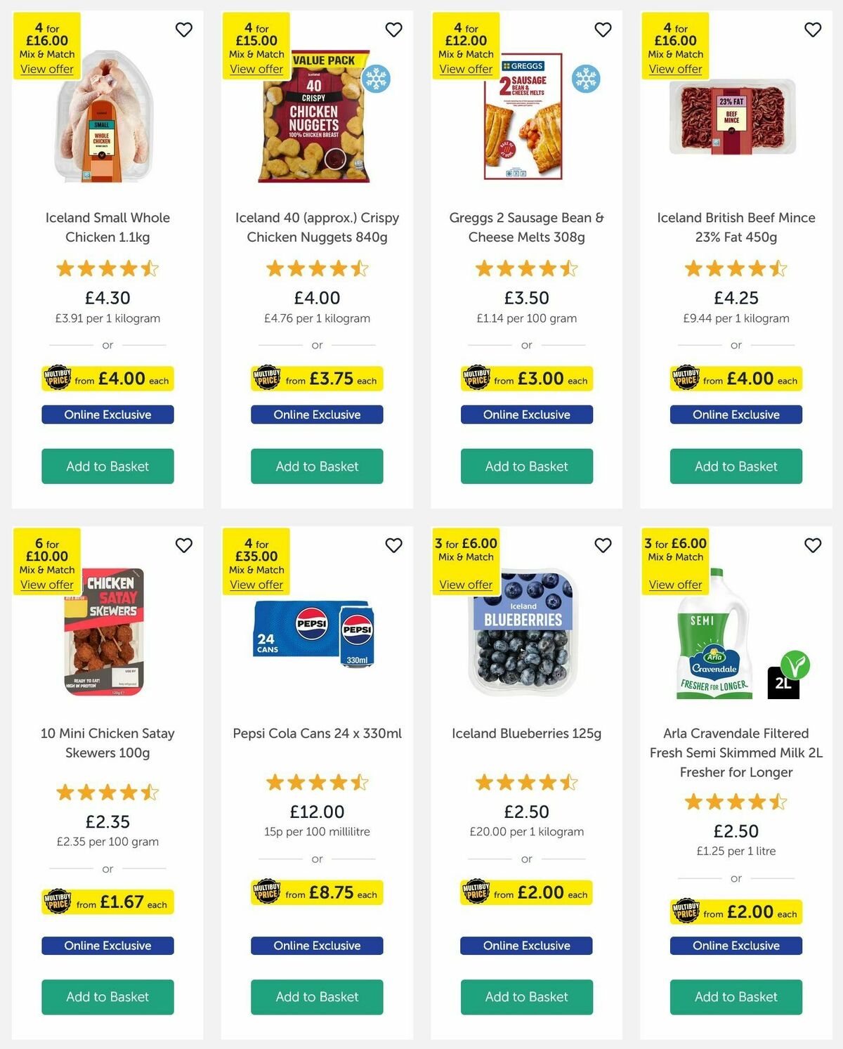 Iceland Offers from 6 March