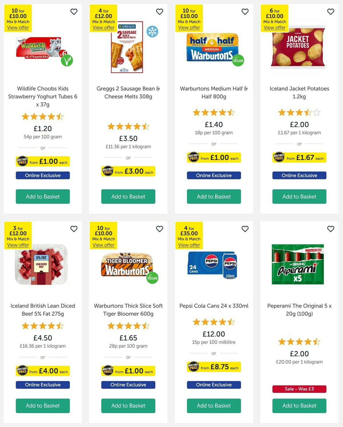 Iceland Offers from 13 March