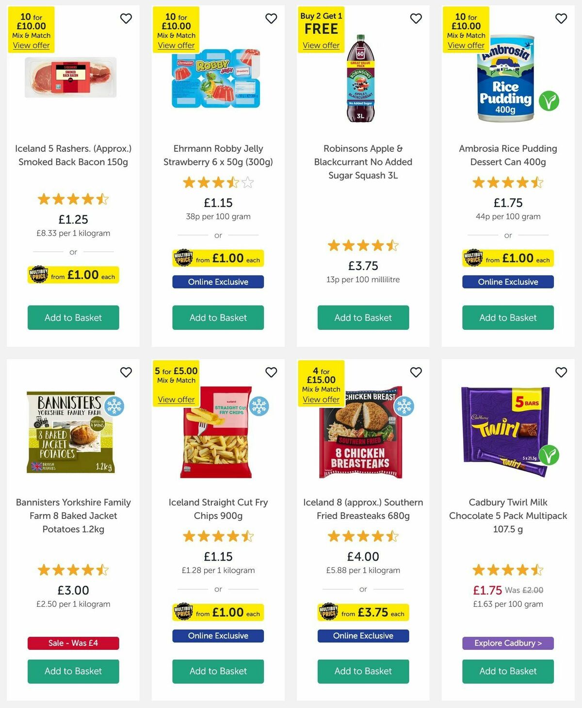 Iceland Offers from 13 March