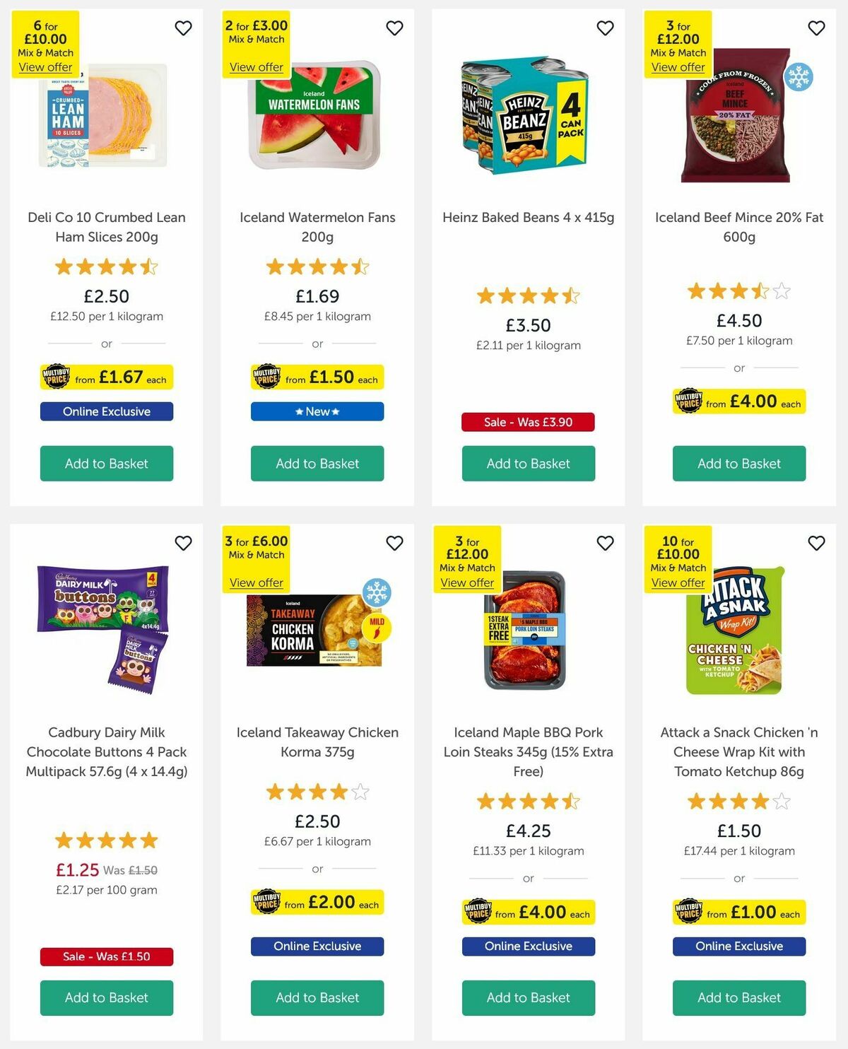 Iceland Offers from 13 March