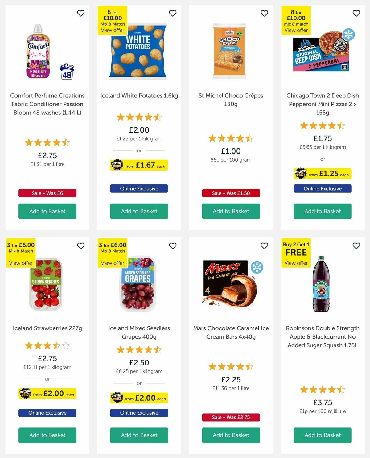 Iceland Offers from 13 March