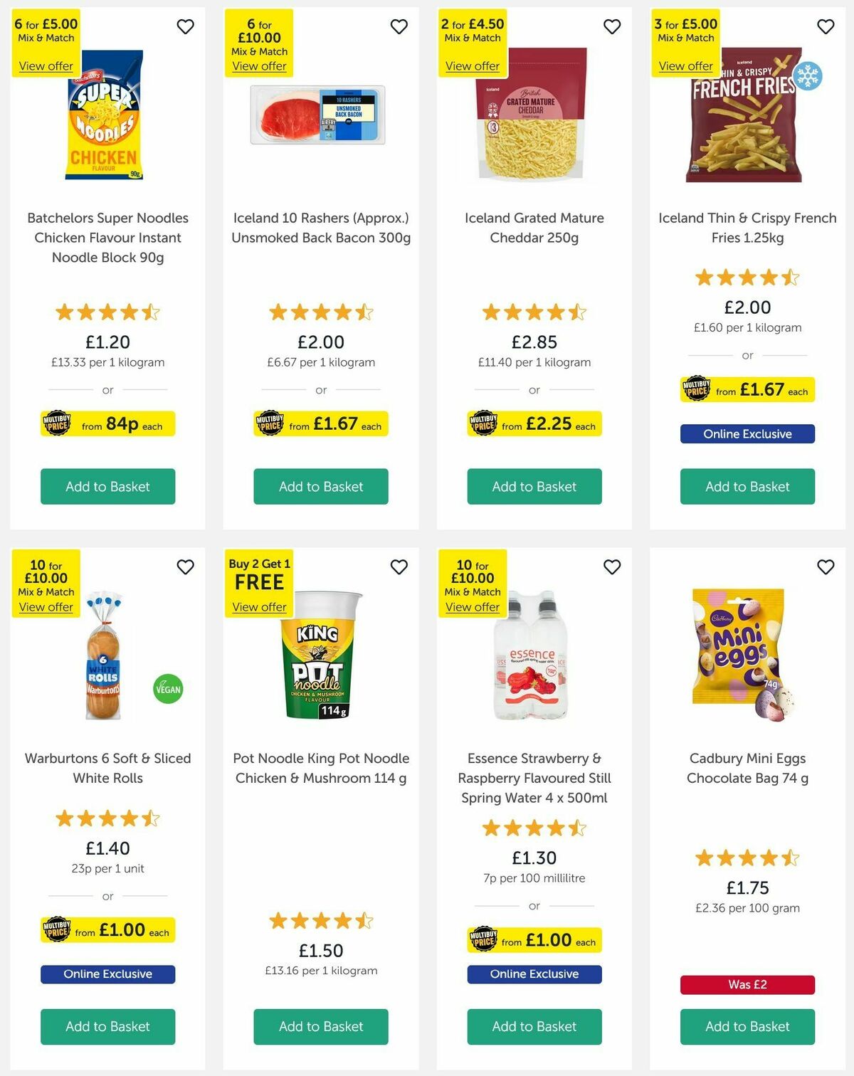 Iceland Offers from 13 March