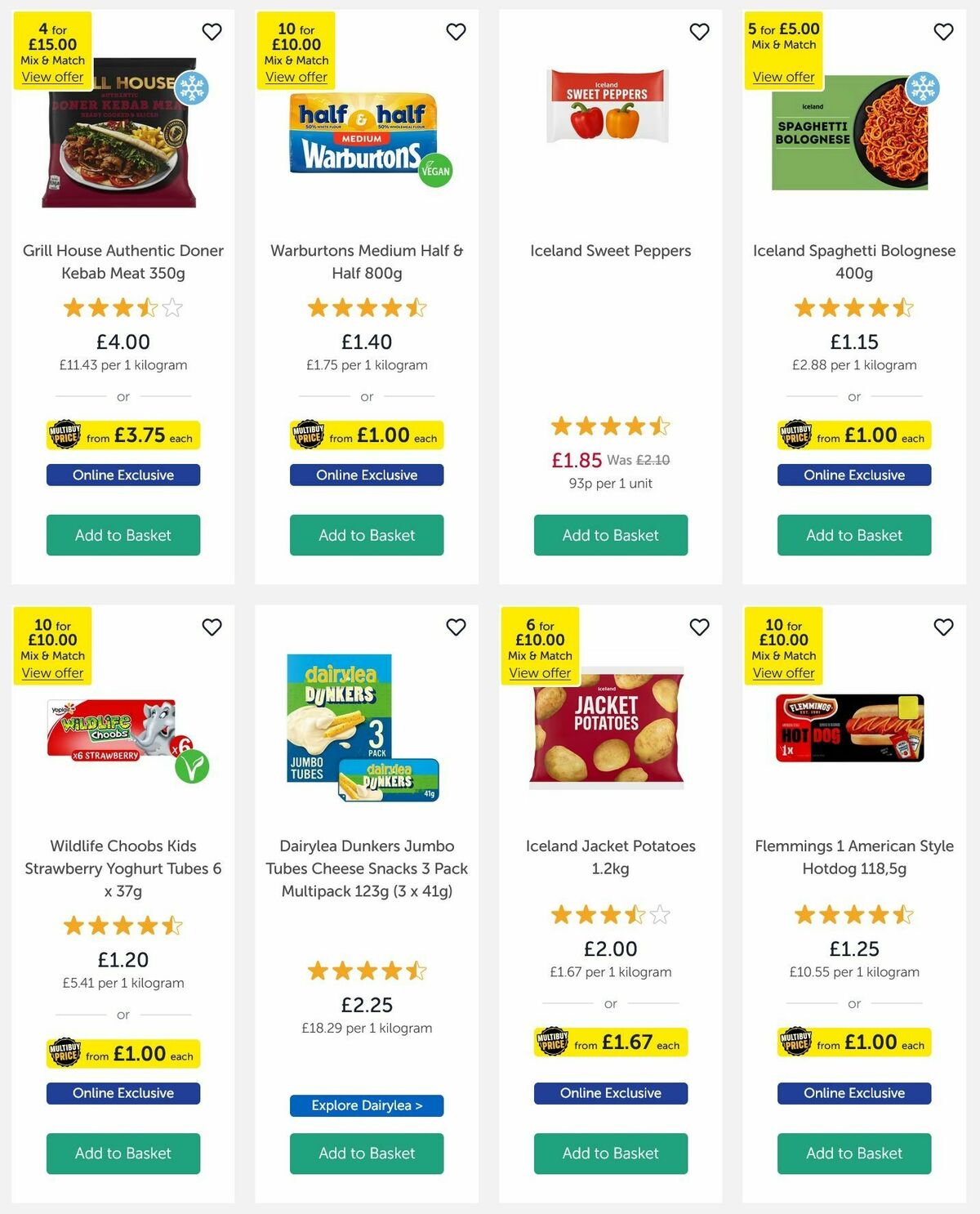 Iceland Offers from 27 March