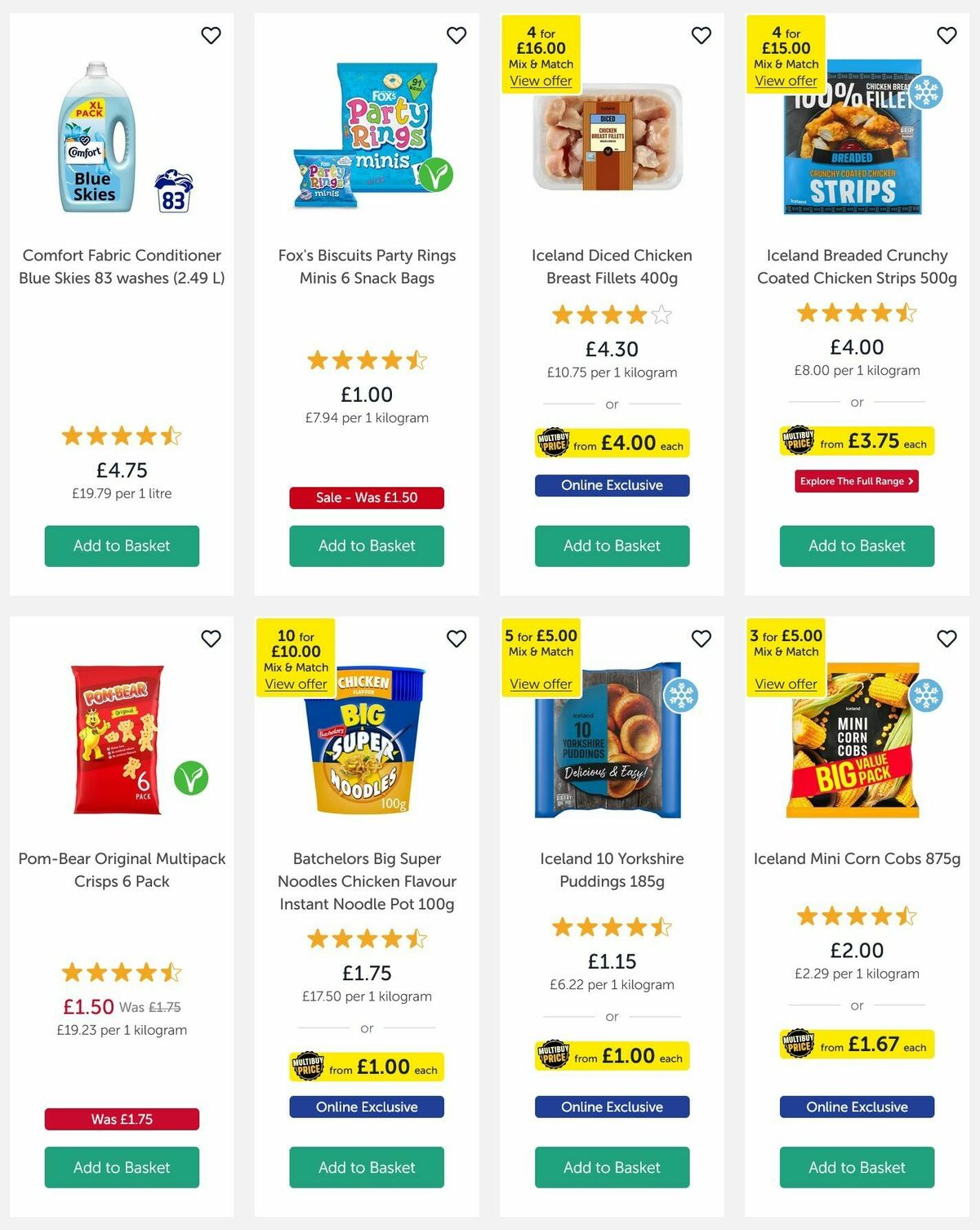 Iceland Offers from 27 March