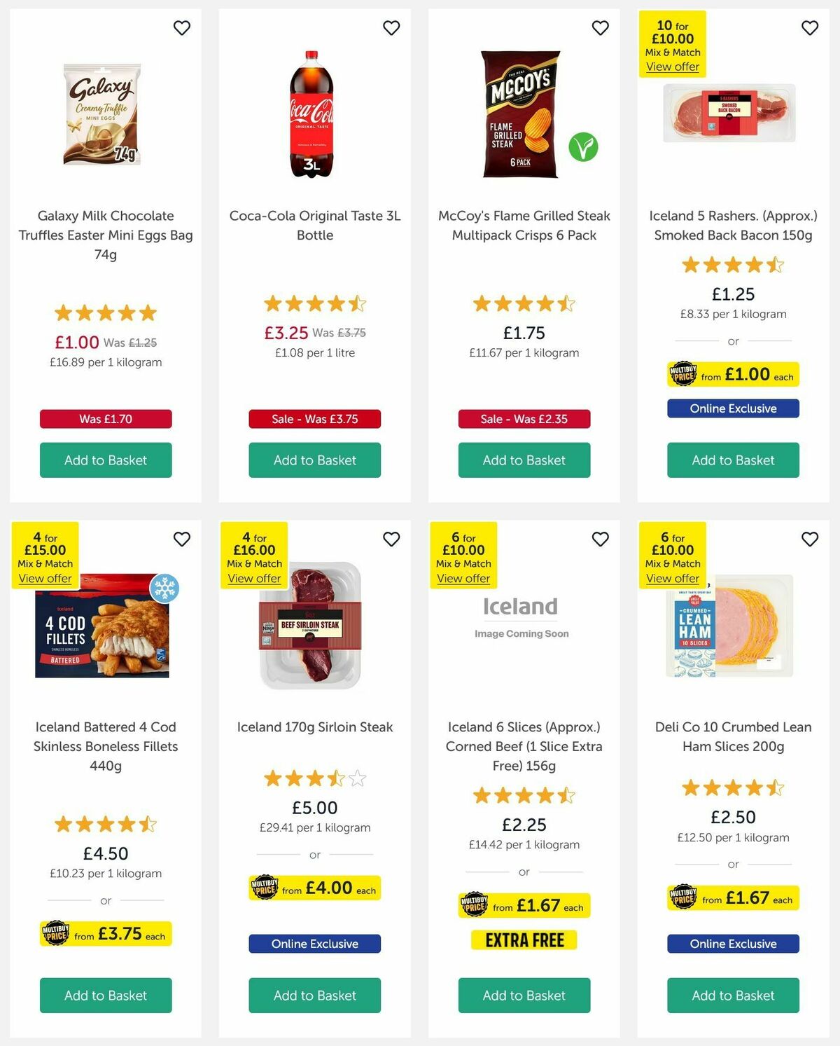 Iceland Offers from 27 March