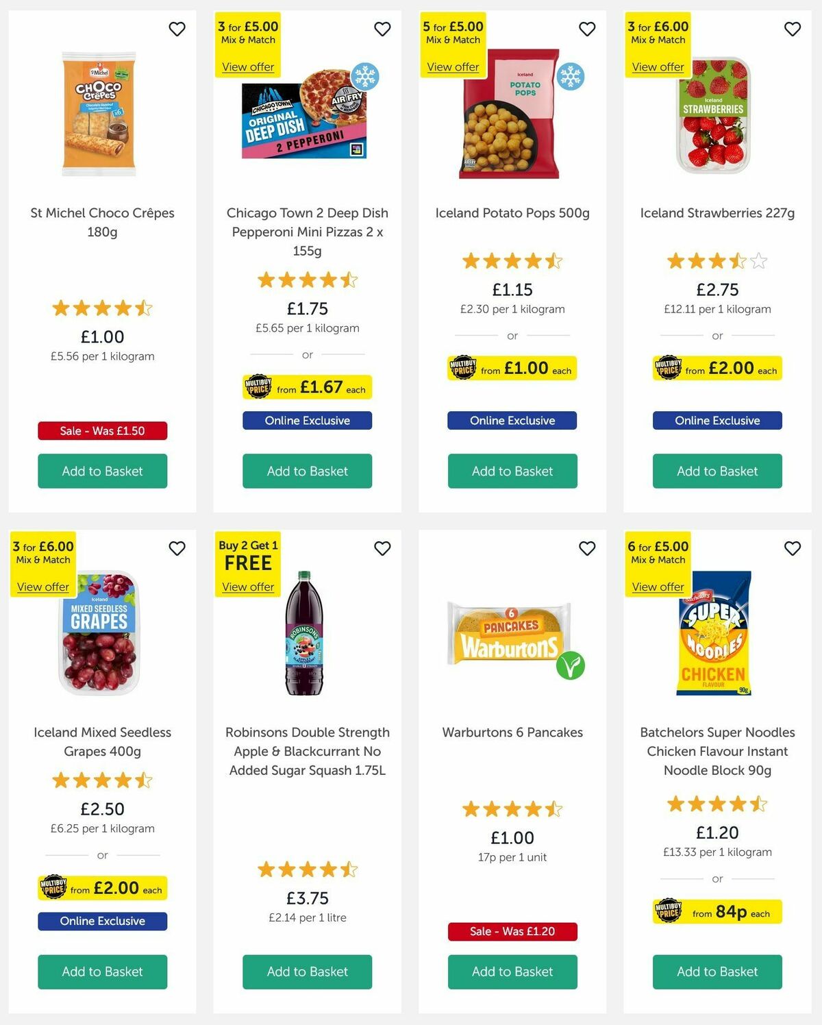 Iceland Offers from 27 March