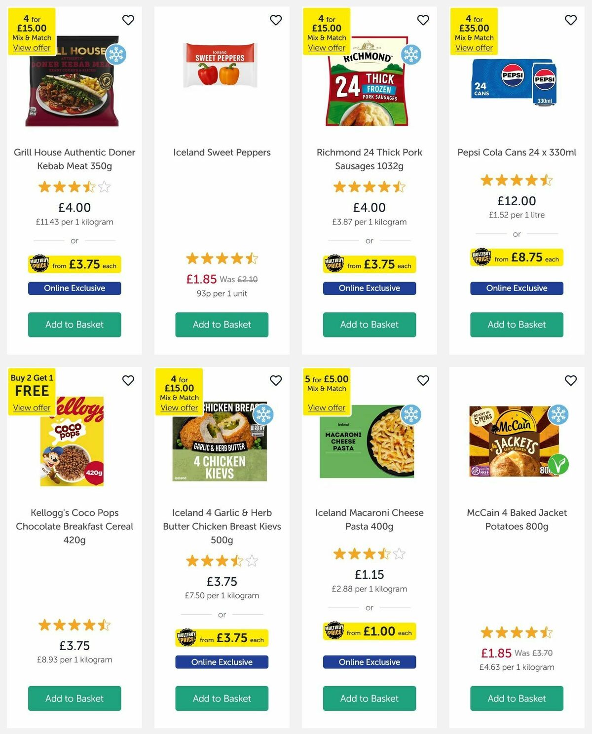 Iceland Offers from 10 April