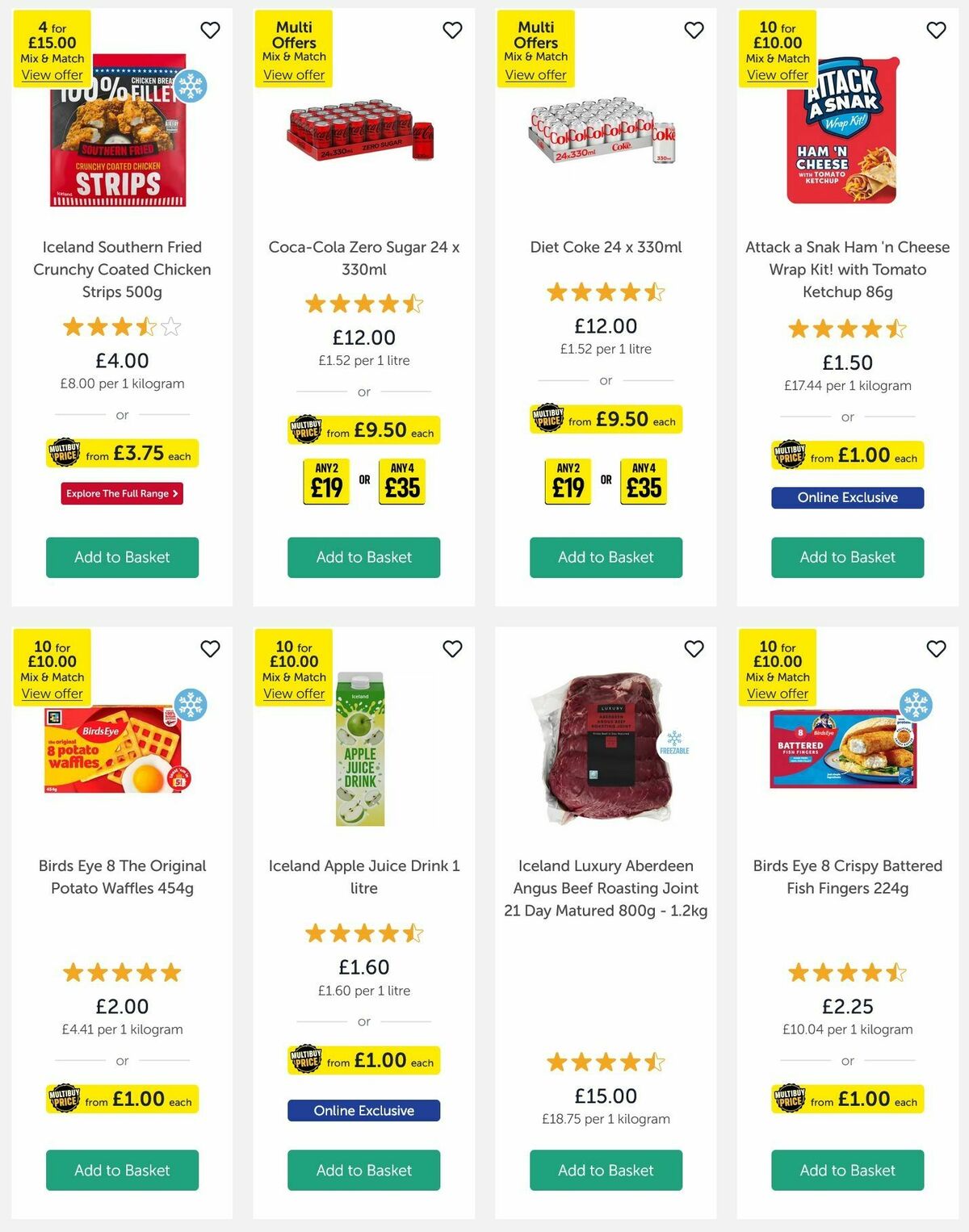 Iceland Offers from 10 April