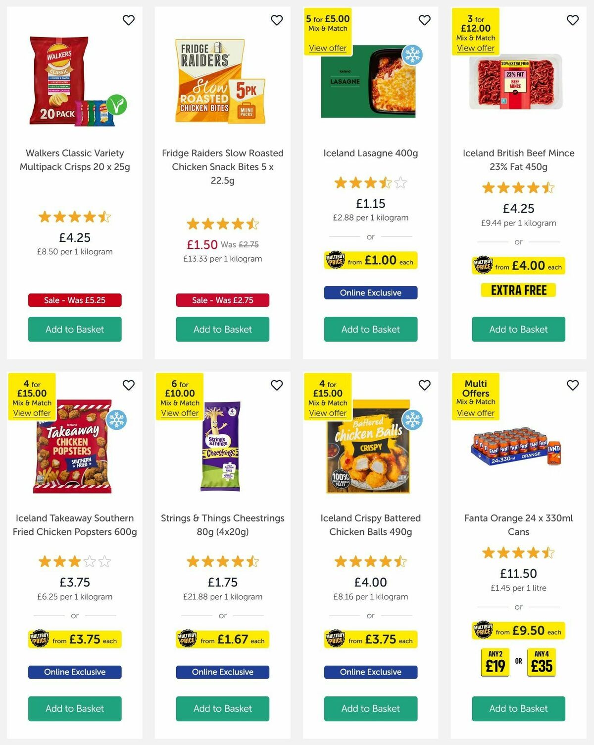 Iceland Offers from 10 April