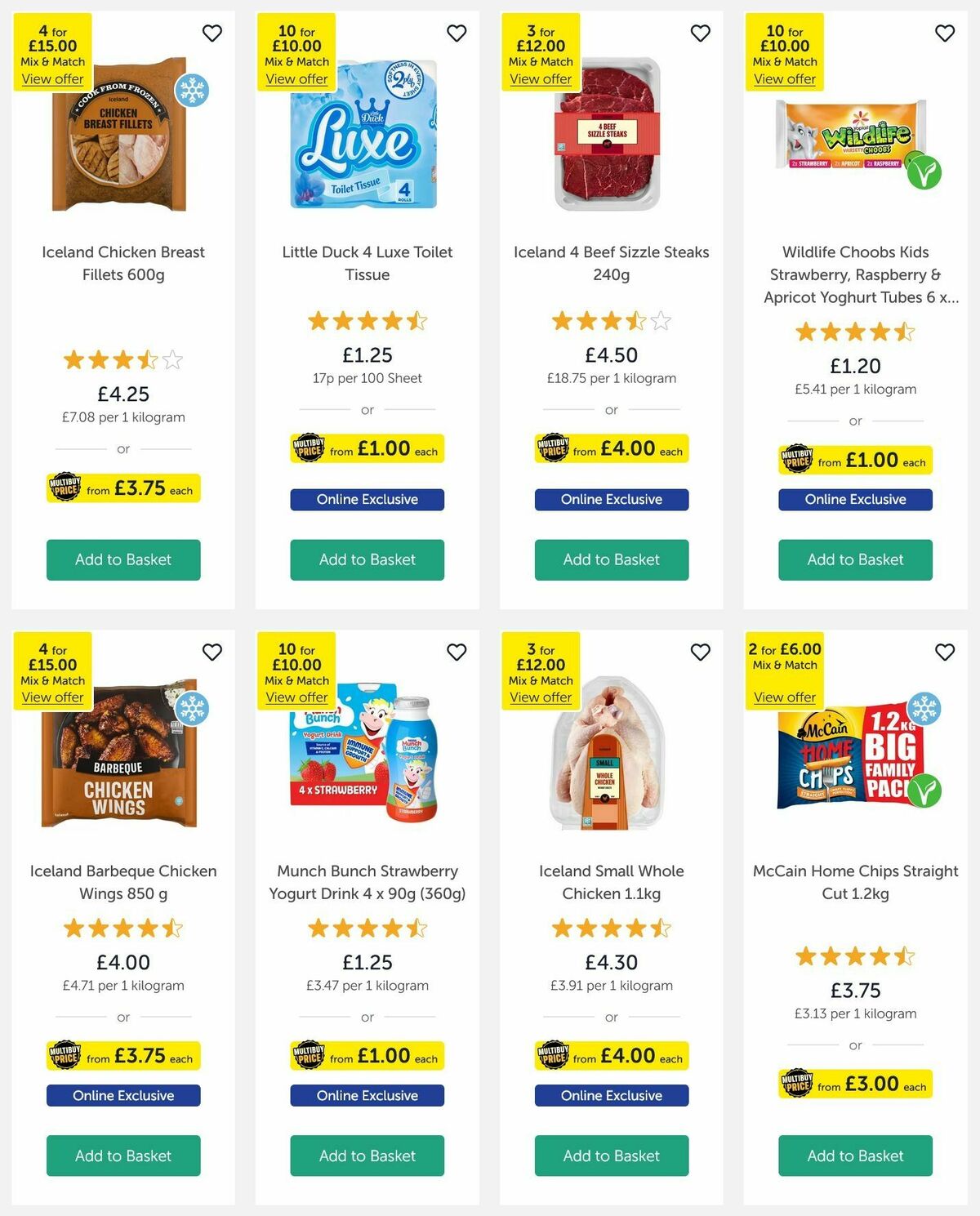 Iceland Offers from 10 April