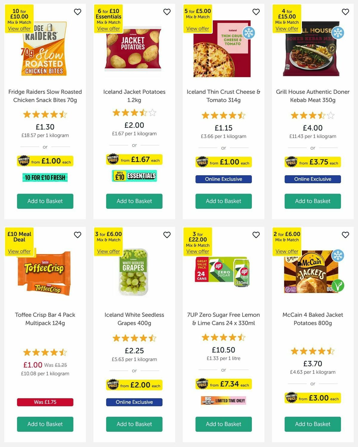 Iceland Offers from 1 May