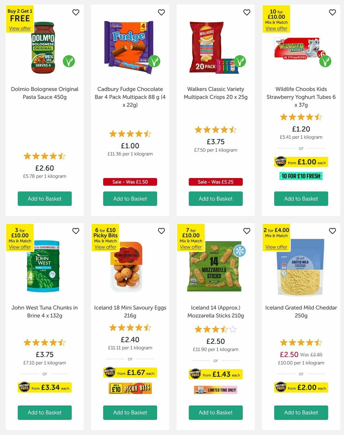 Iceland Offers from 1 May