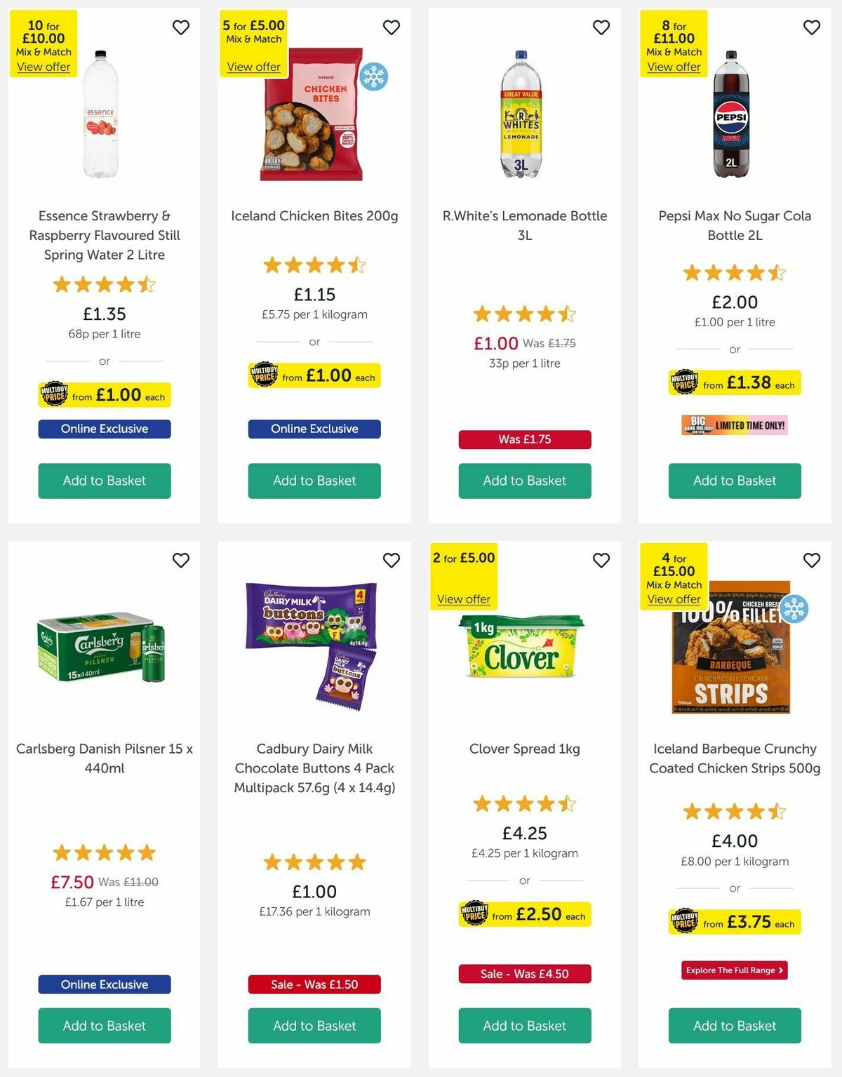 Iceland Offers from 1 May